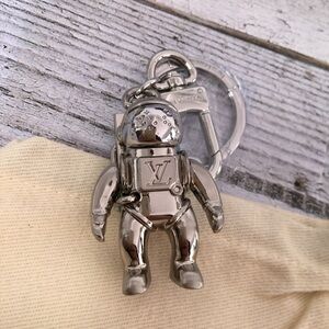 LV Metallic Astronaut Keychain